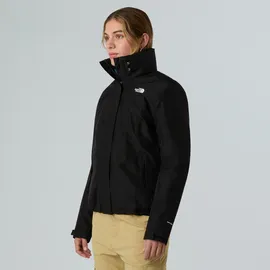 The North Face Funktionsjacke THE NORTH FACE "W SANGRO JACKET", Damen, Gr. L, schwarz (tnf schwarz), Obermaterial: 100% Polyester, Jacken Funktionsjacke, wasserdicht, winddicht, leicht, mit gebürstetem Kinnschutz