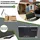 Trutzholm Multifunktionstisch 100 x 60 cm grau/schwarz 90 kg