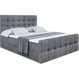 altdecor Boxbett, BERO-Z - 160 x 200 - H3 - Dunkelgrau