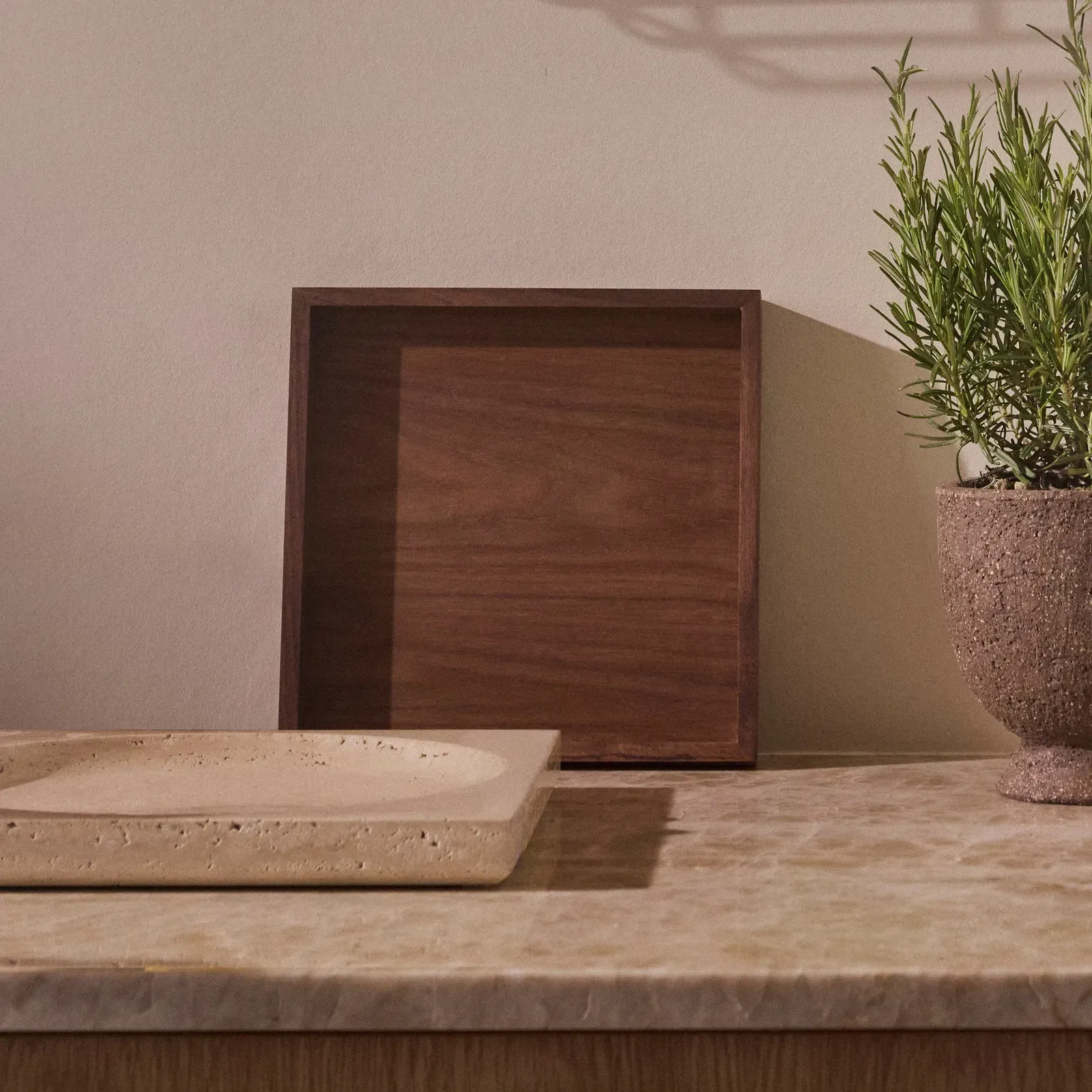 Tabletts AYTM, Unity, Holz, Holz, Design - 35.7 - 35.7 - 3