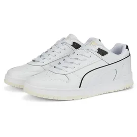 Puma RBD Game Low Herren Weiß/Schwarz/Gold 41
