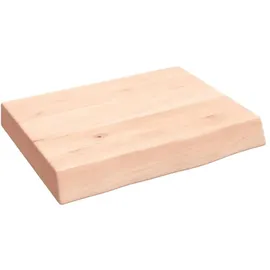 vidaXL Waschtischplatte 40x30x(2-6) cm Massivholz Unbehandelt