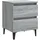 vidaXL Nachtschrank mit Metallbeinen 40 x 35 x 50 cm Grau
