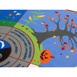 Primaflor Primaflor-Ideen in Textil Kinderteppich »KLEINES 1 x 1« rechteckig 5 mm Höhe Spiel- und Lernteppich, 1x1 lernen, Kinderzimmer