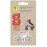 Lässig Textilsticker selbstklebend 3 Stk