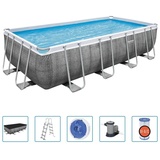 BESTWAY Pool-Set Power Steel Rechteckig 549x274x122 cm