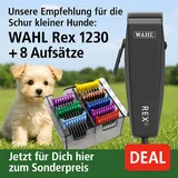 Tier Schermaschine WAHL / Moser REX 1230 + 8 Metallaufsätze. Hundeschermaschine