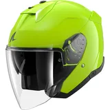 Shark Skwal i3 Jet Blank Jethelm - Neon-Grün - M