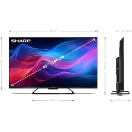 Sharp 43GR8265E 43" 4K QLED Google TV