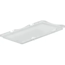 Eurobox-System Deckel mit Scharnieren für Box 40 x 30 cm Transparent