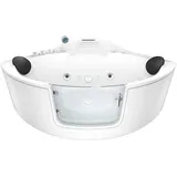 Acquavapore - Whirlpool Pool Badewanne Eckwanne Wanne W60h-th 140x140cm Mit Tür Walk-in-pool Passive Schlauch-reinigung