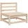 vidaXL Garten-Lounge-Set 4-tlg. braun