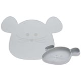 Lässig Little Chums Mouse Esslernteller und Platzset 2er Set Geschirr