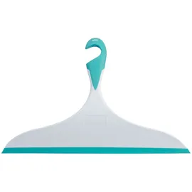 Wenko Duschabzieher Loano XXL Weiß-Hellblau