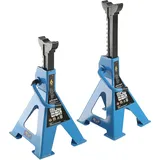Pro-Lift-Werkzeuge Unterstellbock 6t Set Abstellböcke Wagenheber Abstützbock Höhe 403 – 608 mm KFZ PKW Unterstellböcke Rangierwagenheber Stützbock 6000 kg Bock