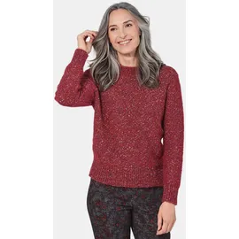 GOLDNER Rundhalspullover Rot 50