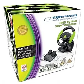 Esperanza EG104 High Octane Lenkrad für Xbox 360 / PS3