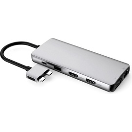 eSTUFF ES623010 Schnittstellen-Hub USB 3.2 Gen 1 (3.1 Gen 1) Type-C Aluminium,