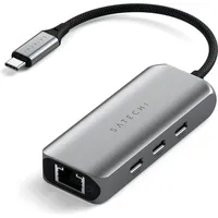 Satechi USB-C 4 Ports), Dockingstation – USB Hub, Grau
