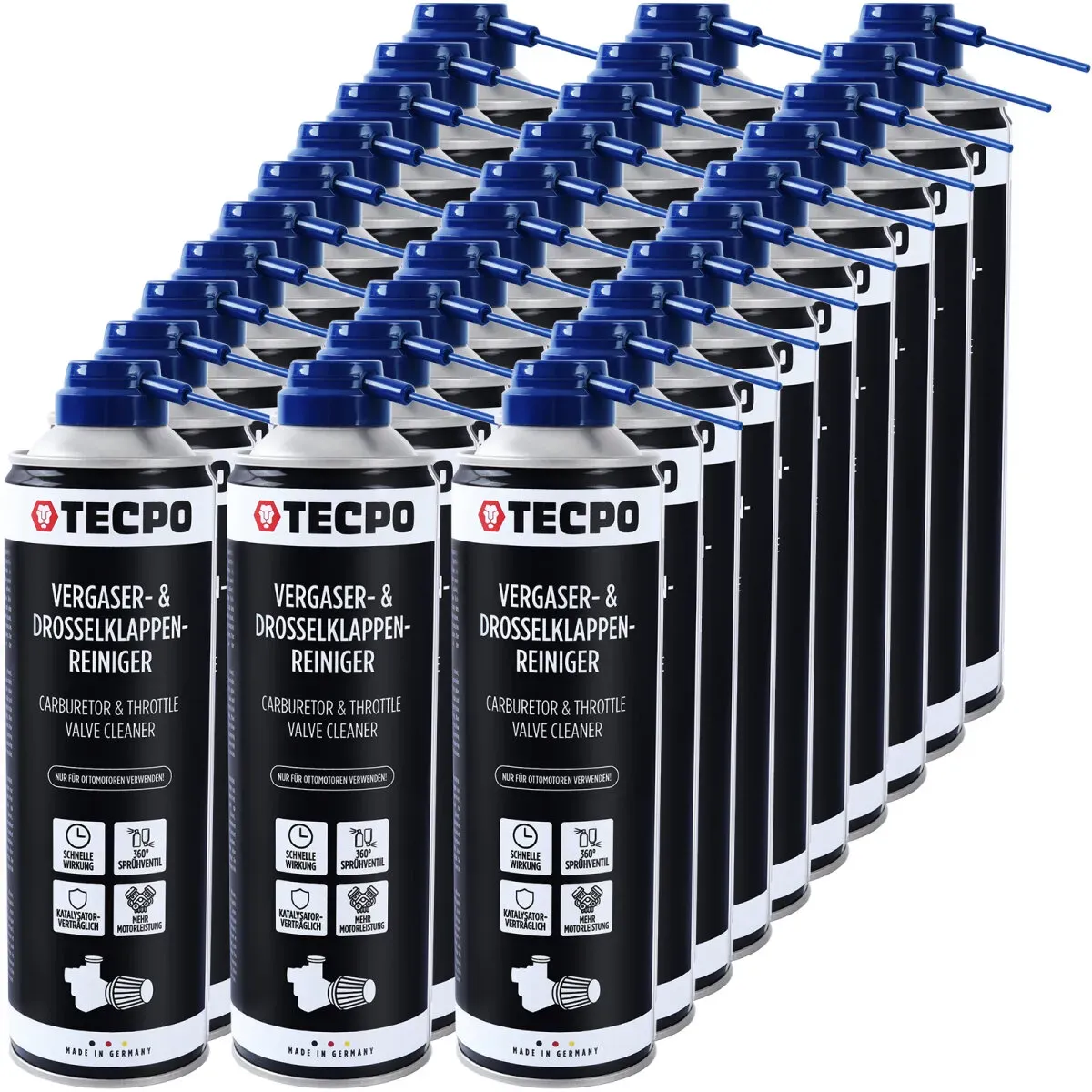 TECPO Vergaser & Drosselklappen Reiniger Ansaug-System-Reinigung...