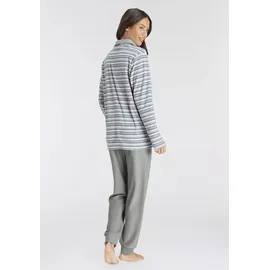 vivance dreams by lascana Pyjama gestreift grau 32/34