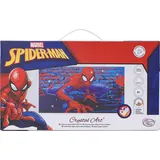 Craft Buddy CAK-MCU950M - Crystal Art Canvas Kit, Marvel Spiderman, 22x40 cm, Diamond Painting, Keilrahmen-Set