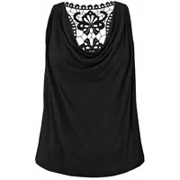 LASCANA Strandtop Damen schwarz Gr.48/50