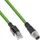 InLine InLine® Industrie Netzwerkkabel, M12 8-pin X-kodiert St. zu RJ45 St., Cat.6A 2m