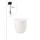8 seasons DESIGN Shining Curvy Pot S 39 x 39 cm Weiß