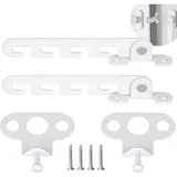 2-teiliger Fensterheber Für Drehkippfenster, Fensterstopper, Inklusive 4 Schrauben, Wetterfeste Fensterverriegelung Zur Regulierung Der Fensteröffnung (weiß)