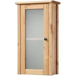 Hängeschrank WELLTIME "Sylt", beige (natur), B:40cm H:70cm T:20,5cm, Massivholz, Schränke, Breite 40 cm, aus Massivholz Kiefer
