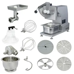 Solia M6 MEGA-Paket - Gemüseschneider / Rührwerk / Fleischwolf