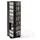 Vevor DVD-Drehregal Standregal 47,5 x 47,5 x 163,6 cm Schwarz