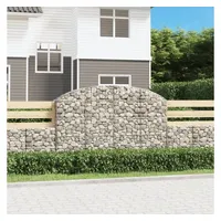 vidaXL Gabione mit Hochbogen 200 x 30 x 140 cm