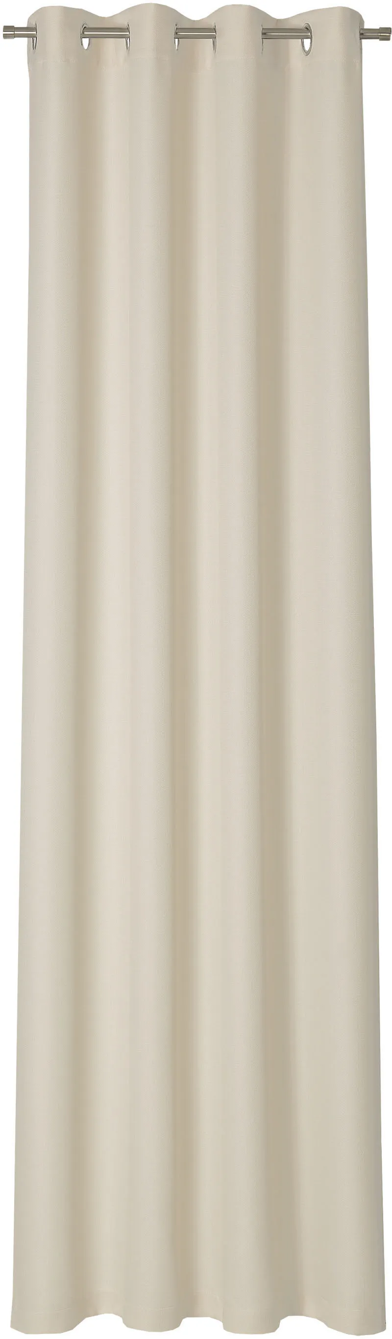 Vorhang NEUTEX FOR YOU "Linessa" Gardinen Gr. 240 cm, Ösen, 137 cm, beige Ösen Ösenschal mit Metallösen, Breite 137 cm, nach Maß