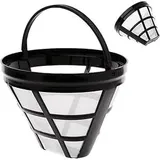 Dauer Kaffeefilter 2 Stück Größe 4 Wiederverwendbarer Kaffeefilter Kegelförmig 8–12 Tassen Papierloser Kaffeefilter Zur Herstellung Von Manuellem Kaffee