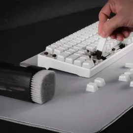 Mars Gaming MA-KIT, Multifunktions-Reinigungsset Kompaktes und Tragbares Design, Weiche Bürsten und Fusselfreies Tuch, Professionelles Reinigungsset für Elektronikgeräte, Tastenentferner, Etui