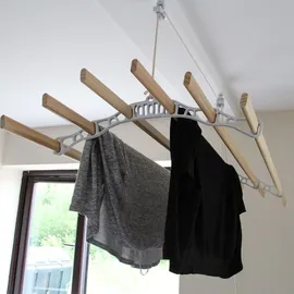 MonsterShop Deckentrockner 1,5 m Weiß