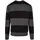 URBAN CLASSICS Heavy Oversized Striped Sweatshirt Black / Dark Shadow L