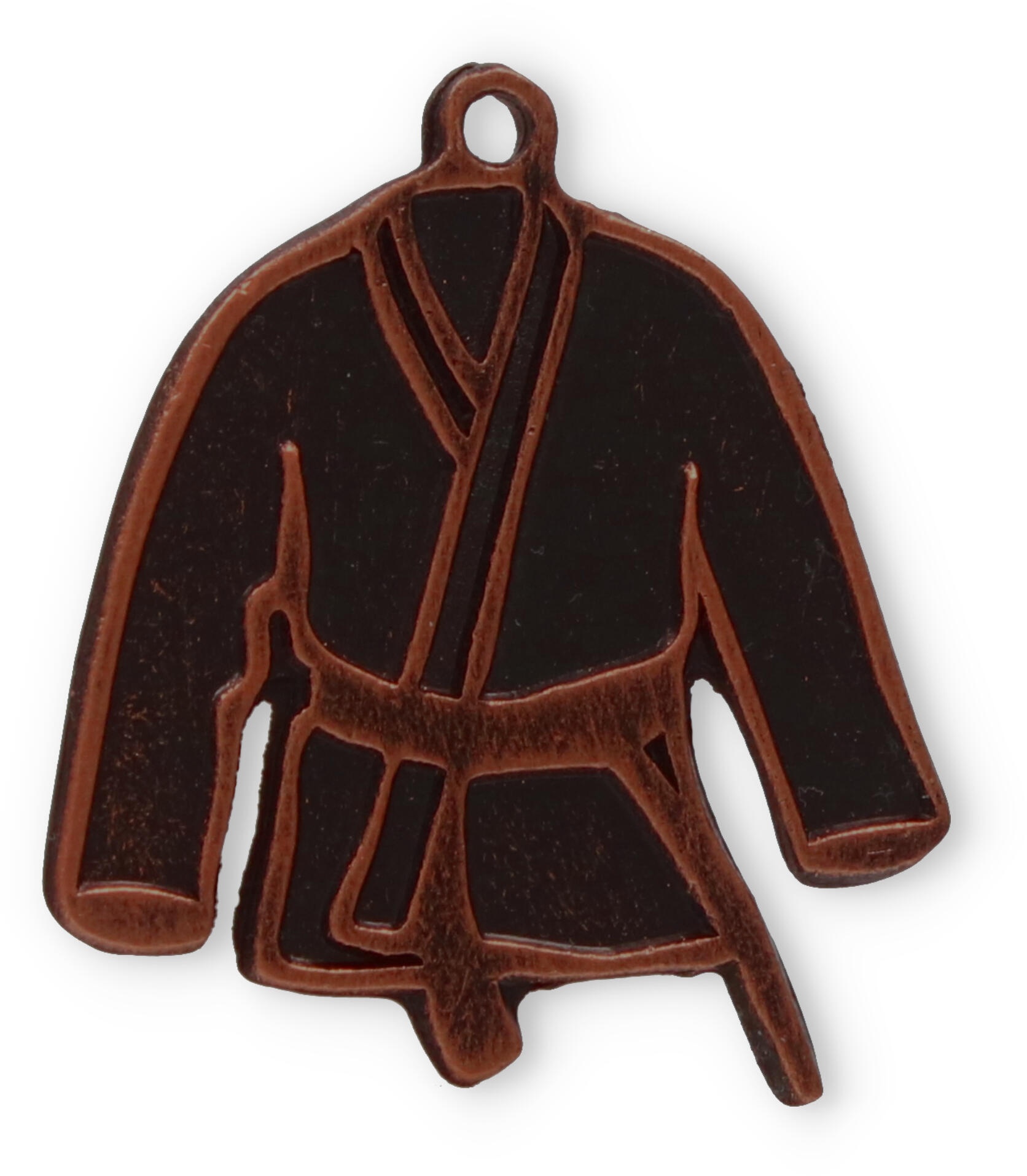 Motivmedaille Kimono bronzefarben