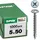 SPAX Rückwandschraube Kreuzschlitz Z2 5 x 50 mm 1000 Stück