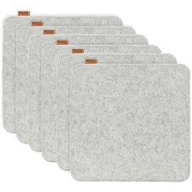 MIQIO Sitzkissen 35 x 35 cm Grau