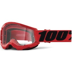 100% Strata 2 Essential Jeugd Motorcross Bril, rood