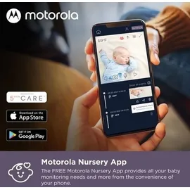 Motorola VM65X Connect 505537471087 Babyphone mit Kamera WLAN 2.4 GHz