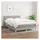 vidaXL Boxspringbett 140 x 200 cm Hellgrau