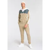 Champion Jogginganzug »Athleisure Hooded Sweatsuit«, (Set, 2 tlg.), Gr. L (50), beige/grün/weiß, , 76962562-L