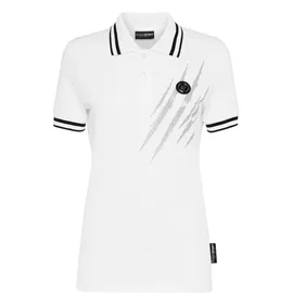 Plein Sport Poloshirt Scratch schwarz | weiß XS