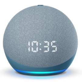Amazon Echo Dot 4. Generation mit Uhr blaugrau