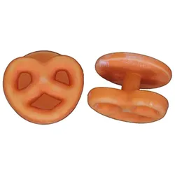 Exner Motivknöpfe "Brezel" (12 Stück)