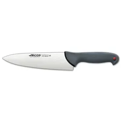 Arcos Serie Colour Proof - Kochmesser - Klinge Nitrum Edelstahl 200 mm - HandGriff Polypropylen Von Elastomer bedeckt Farbe Schwarz